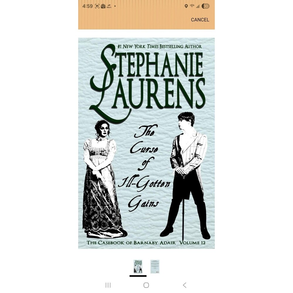 The Curse of Ill-Gotten Gains (Paperback) First Edition Stephanie Laurens